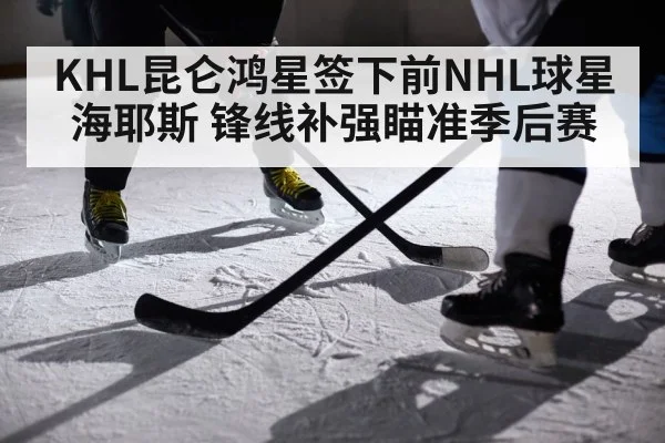 KHL昆仑鸿星签下前NHL球星海耶斯 锋线补强瞄准季后赛
